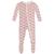 KicKee Pants | Print Footie with Two-Way Zipper (Infant), 颜色Baby Rose Tiny Snowman