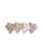 颜色: Zara, Copper Pearl | Girls' Bandana Bib Set, 4 Pk