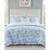 颜色: Blue, JLA Home | Mia Ruffle 4-Pc. Comforter Set, Created for Macy's