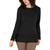 商品Karen Scott | Karen Scott Womens Ribbed Trim Wide Neck Pullover Sweater颜色Deep Black