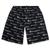 CHAMPION | Champion Mens Shorts Big and Tall- All Over Print Mens Workout Gym Shorts, 颜色Black White
