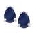 商品第3个颜色Sapphire, Macy's | Sapphire Stud Earrings (1 ct. t.w.) in 14k White Gold (Also in Ruby & Emerald)