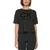 商品Calvin Klein | Women's Stacked Flocking Logo-Print Cotton T-Shirt颜色Black