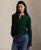 颜色: Castleton Green, Ralph Lauren | Women's Cable-Knit Wool-Cashmere Cardigan Sweater