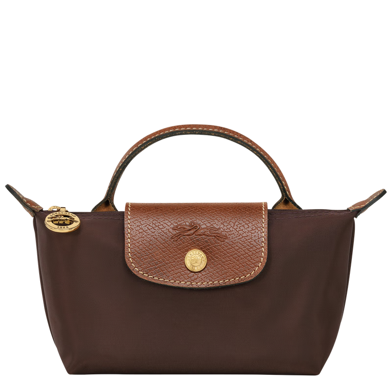 颜色: 棕褐色, Longchamp | LONGCHAMP珑骧 LE PLIAGE ORIGINAL 短柄饺子包手提包