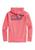 color Sailor Red, Vineyard Vines | Long Sleeve Whale Graphic Hooded T-Shirt