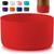 颜色: red, Zulay Kitchen | Protective Silicone Boot for 3.5" Diameter Water Bottles - Anti-Slip Water Bottle Bumper Sleeve Cover