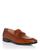 商品Salvatore Ferragamo | Men's Ree Double Gancini Bit Leather Loafers颜色Radica