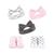 商品第3个颜色Gray, Cloud, Hudson | Baby Girls 5 Piece Headband and Socks Set
