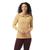 商品SmartWool | Smartwool Women's Classic Thermal Merino Base Layer Pattern 1/4 Zip Top颜色Honey Gold Dot