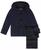 颜色: Dark Navy, S Rothschild & CO | Toddler and Little Boys 2-Piece Toggle Dress Coat and Scarf Set