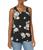 color Black Floral, Van Heusen | Women's Sleeveless Crewneck Woven Top