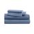 color Chambray Blue, Eddie Bauer | Eddie Bauer Solid Cotton Flannel 3-Piece Twin Sheet Set