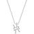 color Pisces, Swarovski | Two-Tone Crystal Zodiac Pendant Necklace, 16-1/2" + 2" extender