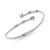 Givenchy | Crystal Pavé Bypass Bangle Bracelet, 颜色Silver