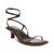 商品Sam Edelman | Women's Dominique Strappy Kitten-Heel Sandals颜色Dark Choclate