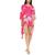 color Rose, Flora Nikrooz | Women's Georgie Robe, Top and Shorts Travel 3 Piece Set