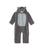 颜色: City Grey/Columbia Grey, Columbia | 小熊造型婴儿加绒连体衣