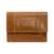 Mancini Leather Goods | Casablanca Collection RFID Secure Ladies Small Clutch Wallet, 颜色Camel