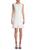 商品Karl Lagerfeld Paris | Tweed Pearl Button Sheath Dress颜色SOFT_WHITE