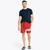 color nautica red, Nautica | Nautica Mens 8" Logo Stripe Quick-Dry Swim