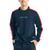 商品Nautica | Men's Sustainably Crafted Colorblock Sweatshirt颜色Navy