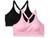 商品Puma | Women's 2 Pack Y-Back Seamless Sports Bra颜色Knockout Pink