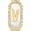 颜色: Gold-V, ADORNIA | Crystal Mother of Pearl Initial Pendant Necklace