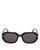 color Black/Gray, Tom Ford | Women's Veronique Square Sunglasses, 55mm