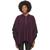 商品Calvin Klein | Women's Zip Front Poncho颜色Aubergine/Black