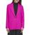 DKNY | Long Sleeve Two-Pocket Satin Blazer, 颜色Electric Fuchsia