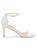color WHITE, Stuart Weitzman | Amelina Leather Ankle-Strap Sandals