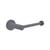 商品第3个颜色Matte Gray, Allied Brass | Malibu Euro Style Toilet Paper Holder