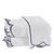 颜色: Navy, Matouk | Cairo Scallop Guest Towel