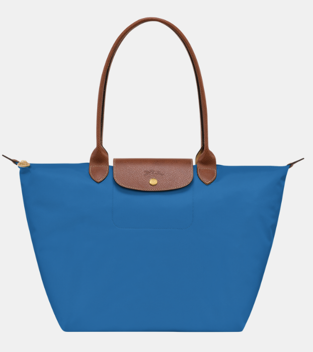 商品第5个颜色钴蓝色, Longchamp | 珑骧饺子包LE PLIAGE 31 大号织物长柄可折叠手提单肩包购物袋L1899 089