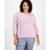商品Charter Club | Plus Size Cashmere Wool Blend Crewneck Sweater, Created for Macy's颜色Chantilly Pink