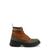 商品Tommy Hilfiger | Tommy Hilfiger round toe ankle boots颜色brown