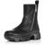 商品Giuseppe Zanotti | Giuseppe Zanotti Womens Saky Leather Laceless Chelsea Boots颜色Nero
