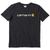 商品Carhartt | Carhartt Boys' Knit SS Crewneck Logo T-Shirt颜色Caviar Black