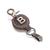 color B, Mio Marino | Retro Leather Alphabet Keychain