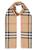 color BEIGE, Burberry | Giant Check Gauze Scarf