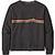 color Basalt Brown, Patagonia | Patagonia Women's Ridge Rise Stripe Uprisal Crew Sweatshirt