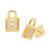 商品第2个颜色Gold., Kate Spade | Pavé Padlock Stud Earrings