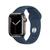 商品第3个颜色Graphite Stainless Steel with Abyss Blue Sports Band, Apple | Apple Watch Series 7 Stainless Steel 41mm GPS + Cellular (Choose Color)
