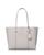 color Bay Gray/Rolled Brass, Tory Burch | Perry Triple-Compartment Tote Bag