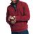 Nautica | Men's J-Class Classic-Fit Quarter Zip Fleece Sweatshirt, 颜色Deep Crimson