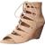 color Oatmeal Suede, Sam Edelman | Sam Edelman Womens Santina Caged Lace-Up Wedge Sandals
