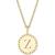 商品第20个颜色Z, Sarah Chloe | Initial Medallion Pendant Necklace in 14k Gold-Plated Sterling Silver, 18"