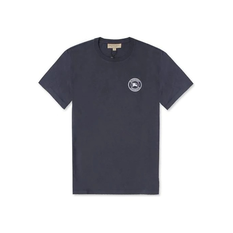 商品第2个颜色海军蓝, Burberry | 现货  博柏利 经典款 男士棉质Logo短袖T恤【两色】