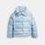 颜色: pale blue, Coach | Coach Outlet Signature Jacquard Short Puffer In Recycled Polyamide